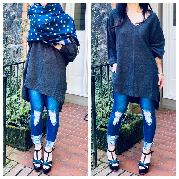 ✨LAST ONE✨Chic V Neck Oversized sweater - Picture 2 of 9